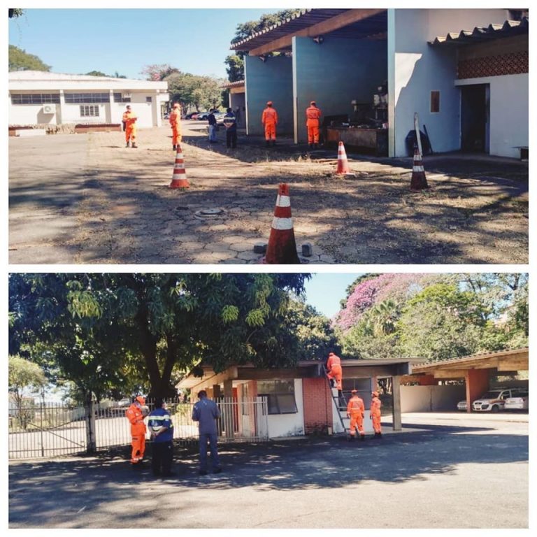 Corpo de Bombeiros realiza vistoria no espaço de instalação em Guanhães.