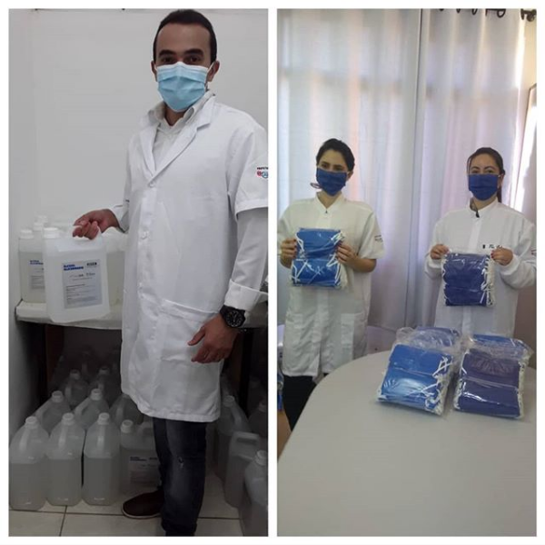 FIEMG realiza doação de máscaras e álcool para Guanhães.