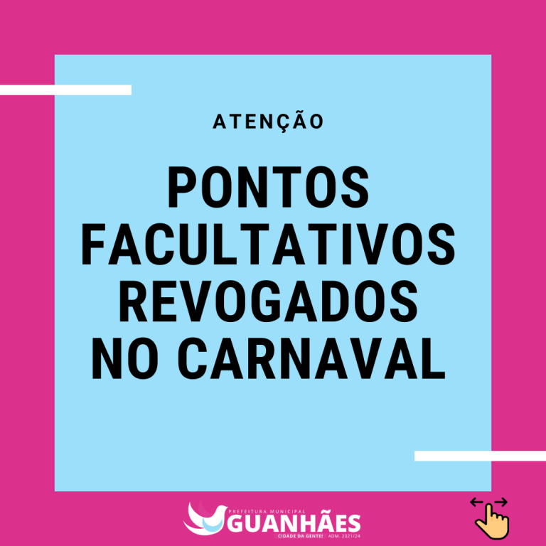 Ponto facultativo do Carnaval e Quarta-feira de Cinzas são revogados
