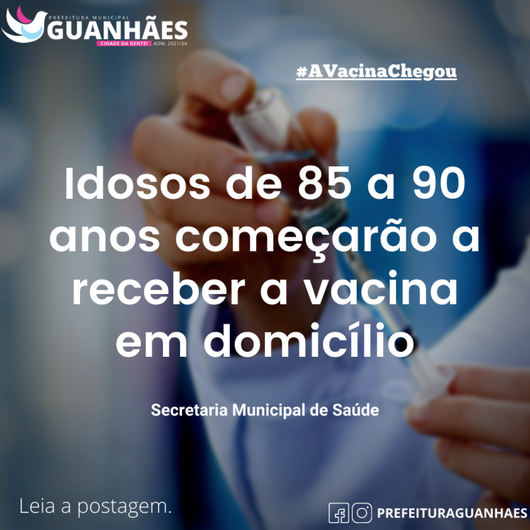 Prestação de Contas da Campanha Nacional de Vacinação contra a Covid-19 em Guanhães