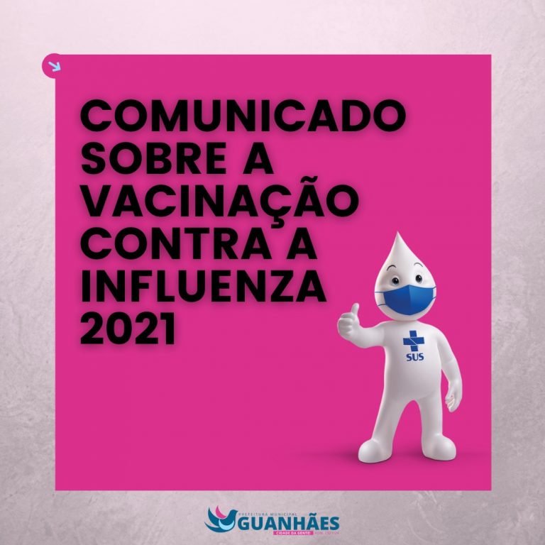 Guanhães inicia a vacinação contra gripe para toda a população