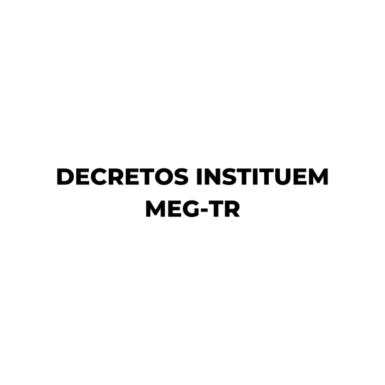 Decreto institui MEGTR e Membros