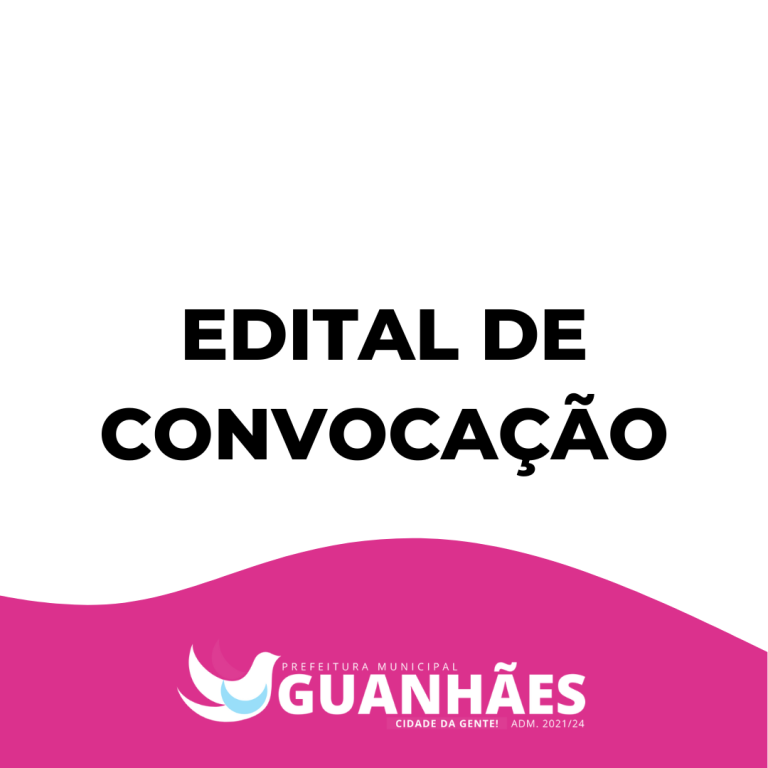 EDITAL DE CONVOCAÇÃO – Conselho Municipal de Patrimônio Cultural COMPAC